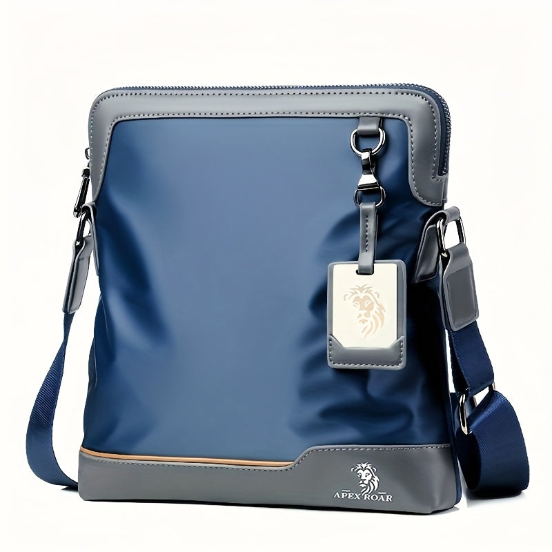 Men'S Crossbody Bag with Tablet Compartment - Messenger Bag, Passport Holder & Adjustable Strap - Sleek Royal Blue - Durable Everyday Carry for Travel, Gym, Commute - Perfect Gift for Men (Halloween, Christmas) - Compatible w