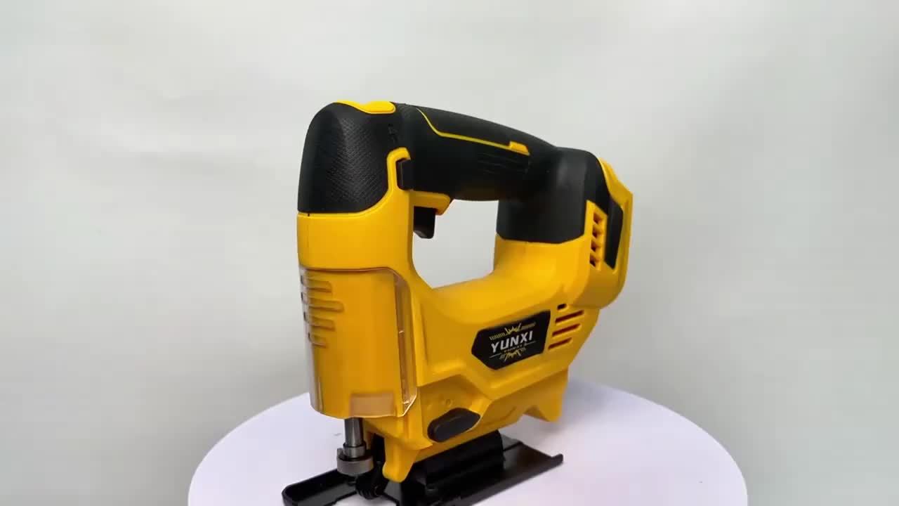 Charging Wireless Curve Saw, Electric Curve Saw, with 2 Batteries And Charger, Maximum Cutting Depth for Wood And Metal, Variable Speed, 45 Degree Oblique Cut, 3000 Revolutions Per Minute, Used for Cutting Wood, Metal And Pla