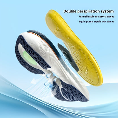 ONEMIX White Whale Running Shoes - Stable Support, Shock-Absorbing, Double Support for Stable Running Posture, Breathable Mesh Upper, Non-Slip Sole, Ideal for Running, Fitness Training, Hiking, and Daily Exercises, Stability