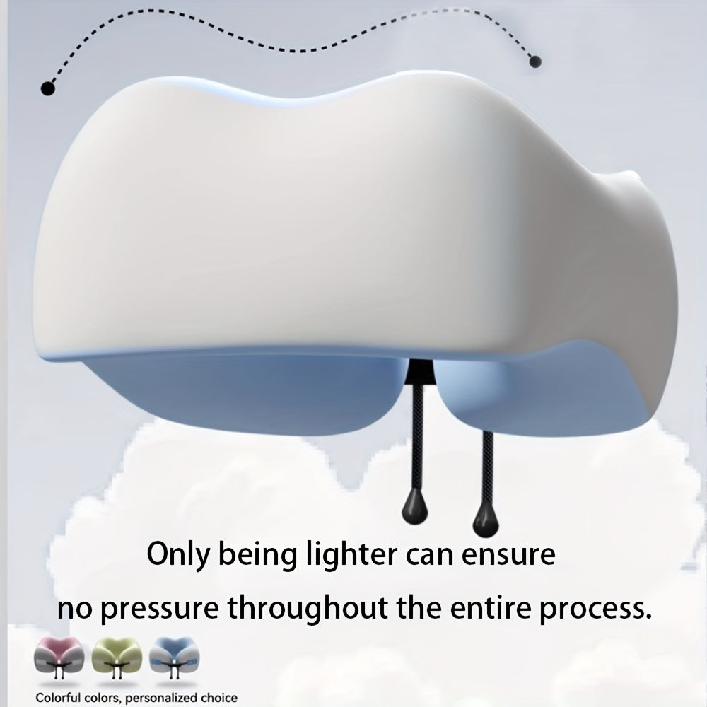 2pcs [Portable Neck Pillow] Ergonomic U-Shaped Neck Pillow+Fashion storage bag | Slow Rebound  for Head & Neck Support, Machine Washable Cover, Lightweight & Portable for Travel, Office, Airplane Use