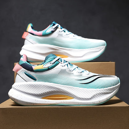 Men'S and Women'S Versatile Running Shoes - Stylish Low-Top Sneakers with Lace-Up Closure, Lightweight and Breathable Fabric Upper, Rubber Base for Outdoor and Gym Training, Ideal for Morning and Night Jogging, Park Exercises