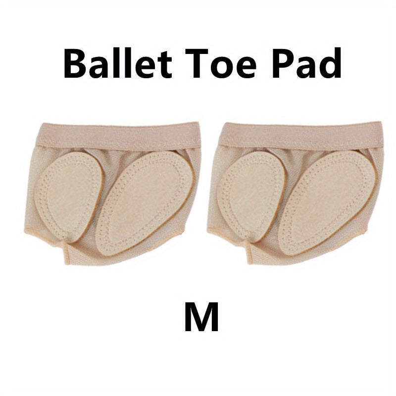 2Pcs Professional Dance Toe Pad Practice Shoes Foot Thong Half Sole Gym Socks Ballet Shoes Pad Woman Foot Care Tools