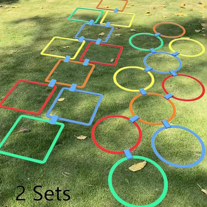 20pcs/10pcs Durable PP Plastic Bounce Sensory Game Set - Multiplayer Outdoor Recreation for Quick Reaction Agility Improvement, Backyard Yard Activity, Mixed Color