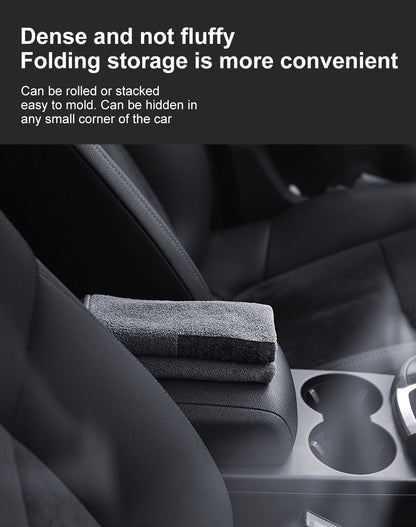 5/2pcs Luxury Microfiber Car Washing Towel, Soft Drying Cloth for Car Body with Double Layer of Thickened and Highly Absorbent Plush