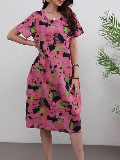 Graceful Linen Dress