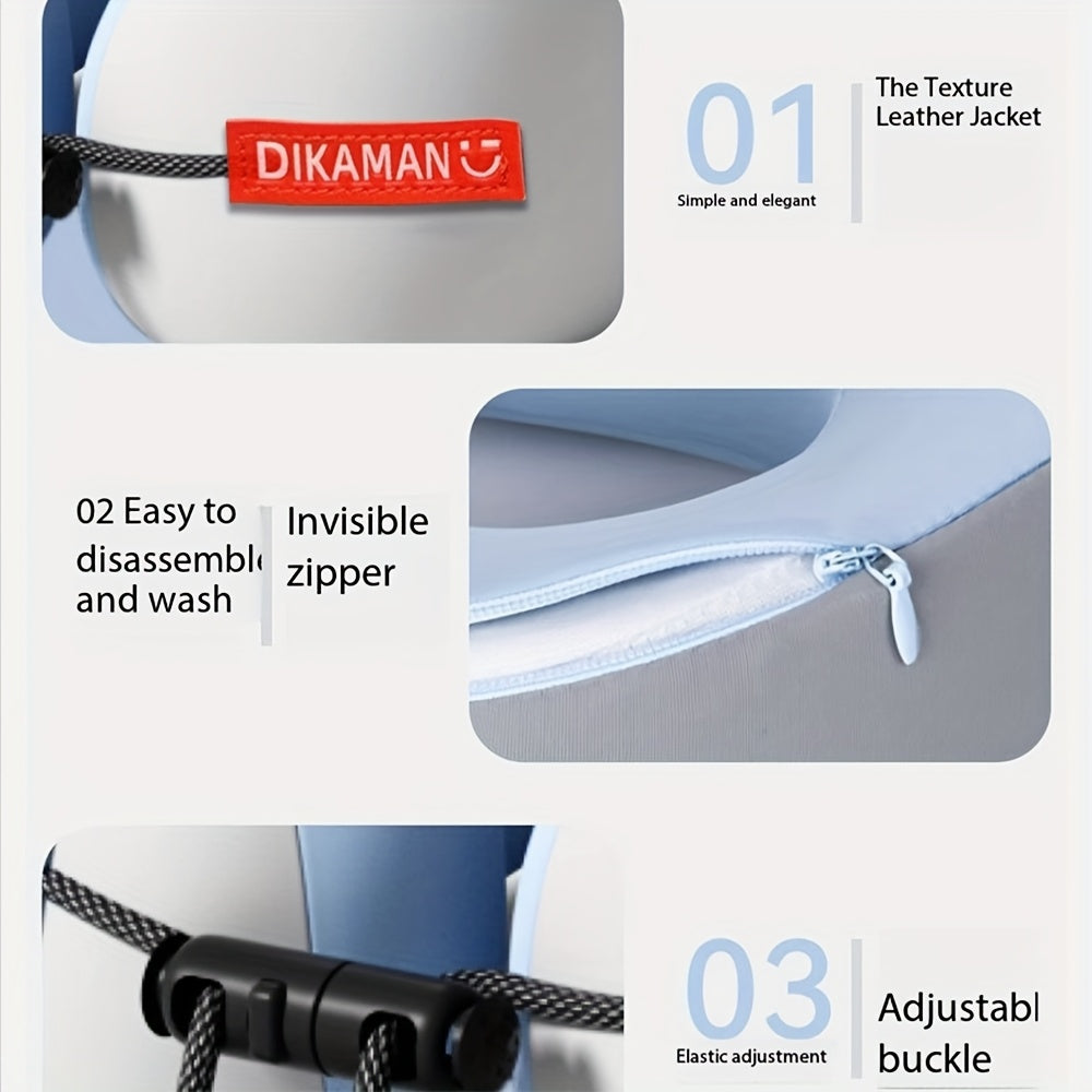 2pcs [Portable Neck Pillow] Ergonomic U-Shaped Neck Pillow+Fashion storage bag | Slow Rebound  for Head & Neck Support, Machine Washable Cover, Lightweight & Portable for Travel, Office, Airplane Use