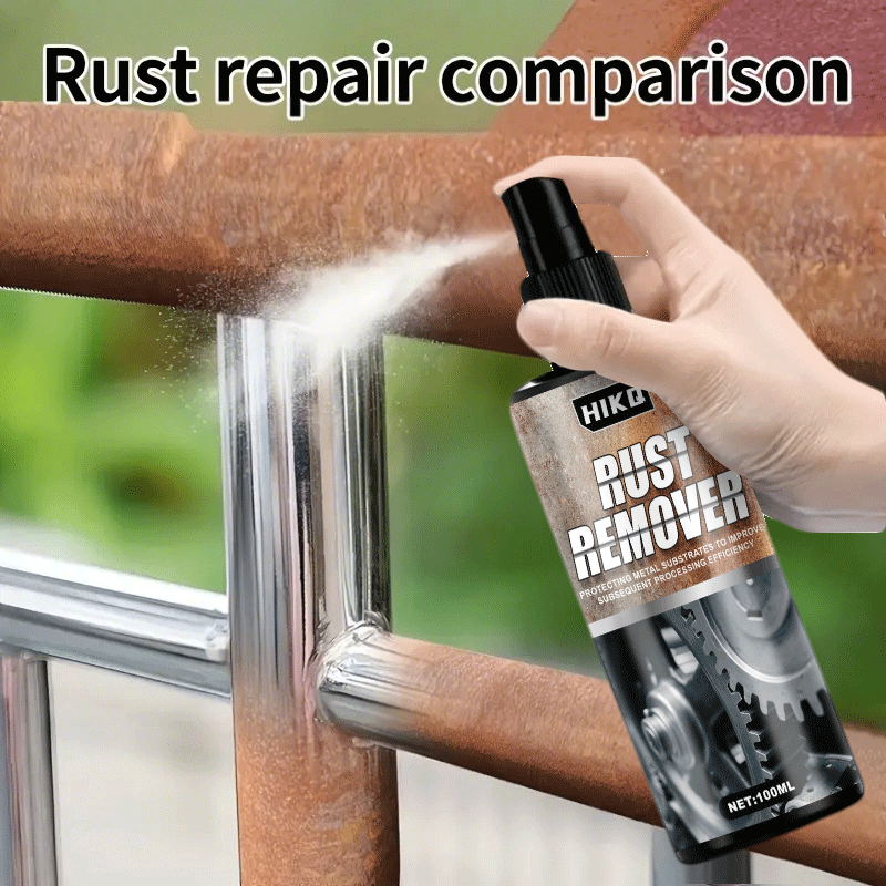 100ml Rust Remover Spray 3.38oz - Dissolves Tire Rust, Protects Hubs and Brake Drums, Suitable for Rust on Scissors, Gears, Tools, Household Dust-Free Metal Surfaces, Kitchen Appliances, Car Tires - Suitable for Car, Bicycle