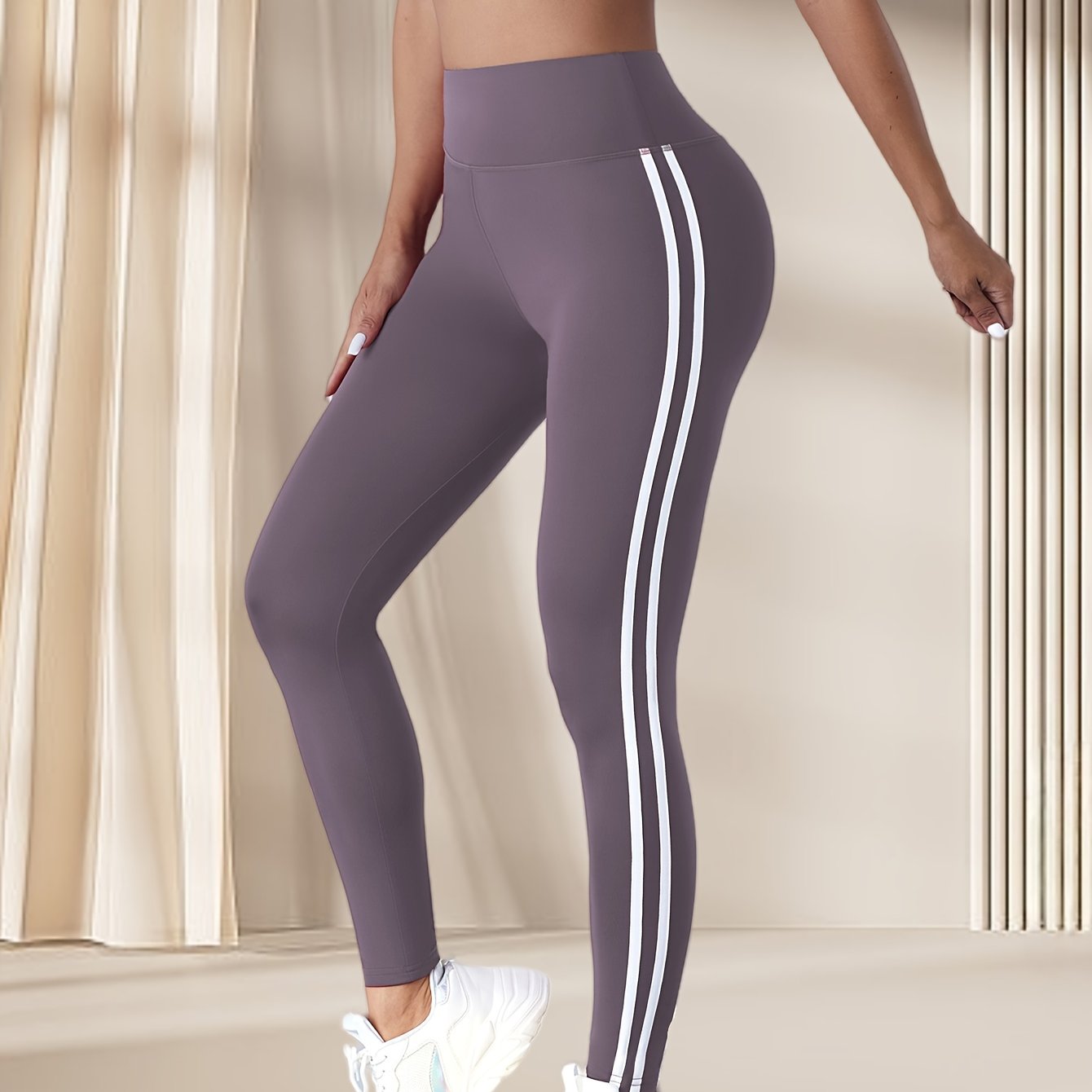 Women's Fashion Yoga Pants, Gym and Outdoor Sports Leggings with Tummy Control & Butt Lifting Design, Womens Fleece Lined Yoga Leggings, Gym Pants, High Waist Pants for Women, Yoga Clothes Women, Activewear Bottoms, Fitness A