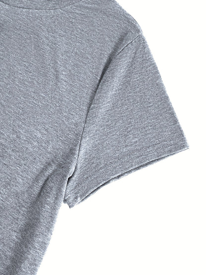 T-shirt casual para mulher com decote em V e estampado da inscrição "Brooklyn New York" - Estampado vibrante em rosa e preto, manga curta, corte regular, lavável à máquina, ideal para a primavera, verão e outono. Tecido resistente e durável.