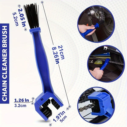 Portable Bicycle Chain Cleaner, Motorcycle Road Bike Chain Clean Brush, Bicycle Clean Tool Kit, Cycling Chain Cleaner Maintenance