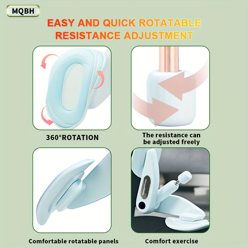 Thigh Trainer, Female Pelvic Floor Muscle Trainer, Adjustable Resistance Inner Thigh Exerciser, Upgraded 360° Inner Thigh Exerciser, Postpartum Rehabilitation Kegel Trainer, 5-30kg Resistance, Suitable for Gym and Home Worko