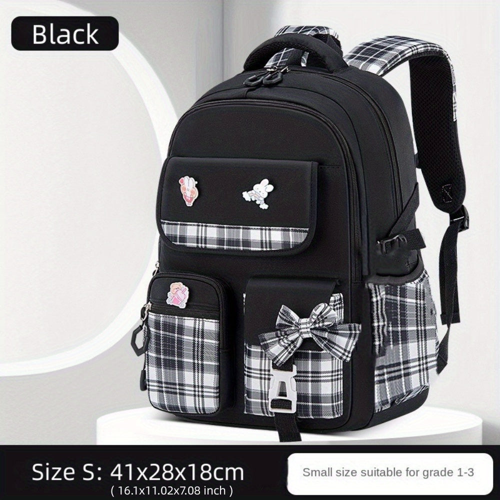 Bow Tie Lady Pink INS Backpacks for Girls Backpack School Bookbag for Teenage Cute Book Bag, Buy Backpack