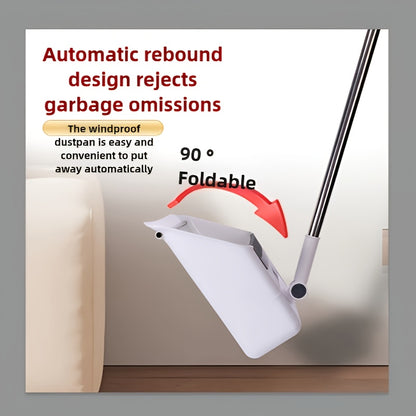 3-in-1 Home Cleaning Kit: Soft Bristle Broom, Dustpan &amp; Brush Combo - Non-Stick Hair, Ideal for Home, Office, School, Dorm - Perfect Christmas Gift, Cleaning Brush