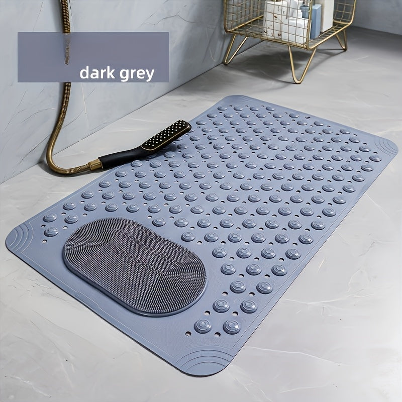 Available in 5 colors, bathroom anti-slip massage mat, hotel shower floor mat, toilet mat, shower bath rug, home massage pad