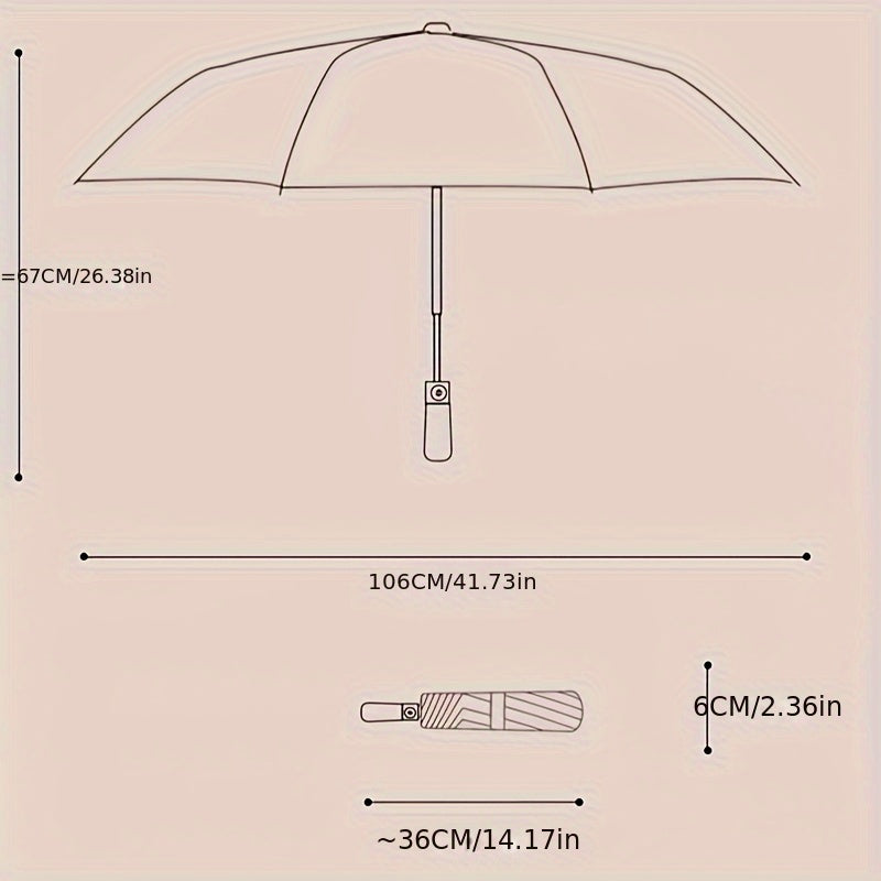 Guarda-chuva resistente com abertura/fecho automático, 12 varetas, pega em madeira maciça (bétula/faia) - Ampla cobertura, resistente ao vento e dobrável, ideal para homens, negócios e viagens - Cor sólida (bordô/preto/azul-marinho)