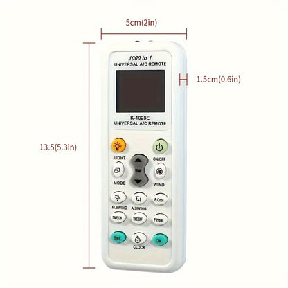 Universal A/C Remote Control - Compatible with Multiple Brands and Models - Easy Temperature Control and Energy Savings, Air Conditioner Remote, Remote Air Condition Control, Air Conditioner Remote Control, Energyefficient Co