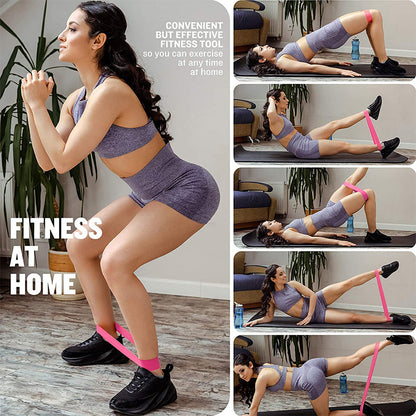 1pc 5-Level Yoga Resistance Band for Full-Body Workout and Stretching - Pilates and Gym Training Equipment
