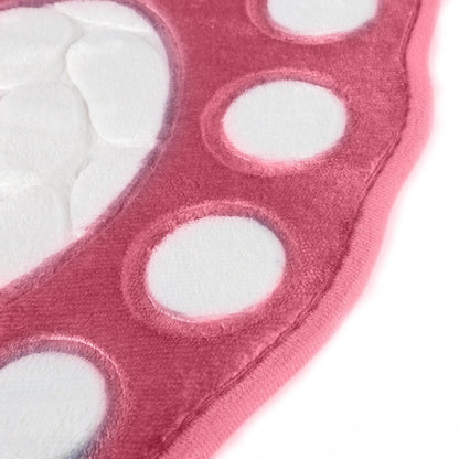 1pc Dog Footprint Bathmat, Memory Foam Soft Cozy Bathroom Floor Rug, Non Slip Washable Carpet, Durable Super Absorbent Doormat, Home Decor, Bathroom Decor