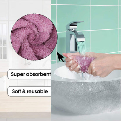 10pcs, Microfiber Towel, Absorbent Kitchen Cleaning Cloth, Non-stick Oil Dish Towel, Rags, Napkins, Tableware, Household Cleaning Towel