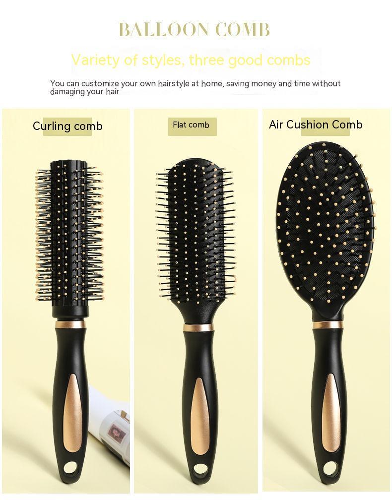 3pcs Air Cushion Comb Anti Static Hairdressing Comb Detangling Hair Brush For All Hair Types