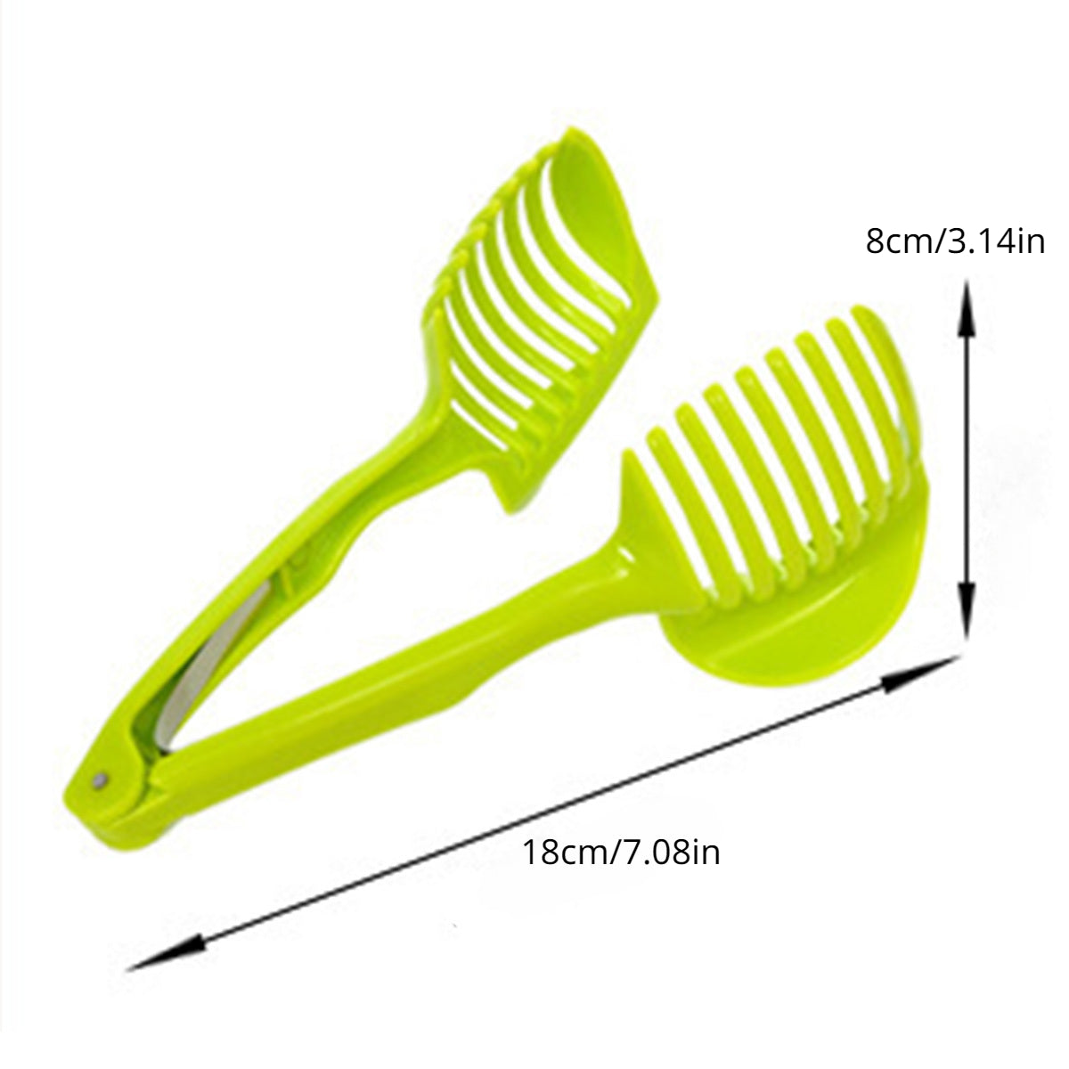 1pc, Tomato Slicer Tool, Lemon Cutter Tool, Lemon Slicer Holder, Tomato Slicer Holder, Lemon Cutter Holder, Round Fruit Tongs, Egg Slicer Cutting Holder, Kitchen Tools