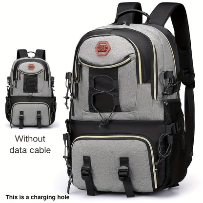 WEIXIER New Multifunctional Men's Fashion Backpack for Short Trips, Business Travel Bag with Multiple Pockets and Large Capacity, Laptop-Friendly, Stylish Casual Shoulder Bag, Commuter Bag, Overnight Stay Bag, Perfect for Stu