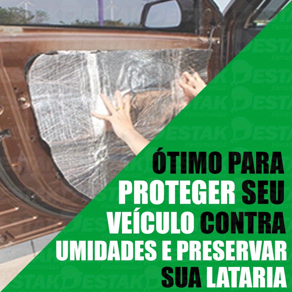 Butyl Multi-Purpose Waterproof Aluminum Seal Tape, 10cm x 10m - Self-Adhesive, Ideal for Pipe Leak Repair and Roof Insulation, Durable & Easy to Apply, Ultra-Waterproof, Roof Sealant