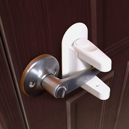 1pc Safety Door Opening Protection Lock Handle Safety Lock Anti-Theft- No Tools Required!