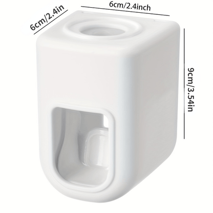 1pc Automatic Toothpaste Dispenser, Household Wall Mounted Toothpaste Squeezer, Simple And Lazy Toothpaste Rack, Bathroom Accessories