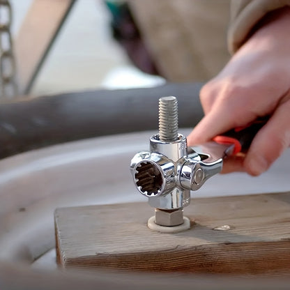 52-in-1 Socket Wrench Set with Non-Slip Grip & Rotating Design - Durable, Easy-to-Use for Various Tasks