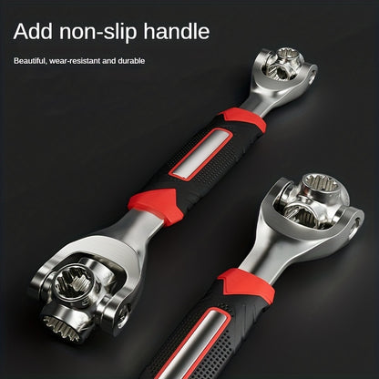 52-in-1 Socket Wrench Set with Non-Slip Grip & Rotating Design - Durable, Easy-to-Use for Various Tasks