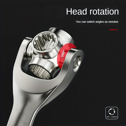 52-in-1 Socket Wrench Set with Non-Slip Grip & Rotating Design - Durable, Easy-to-Use for Various Tasks