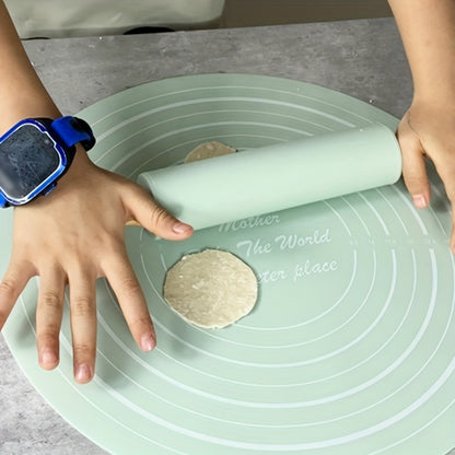 2pcs set of high-end reels and non-stick silicone pastry pads - essential baking tools for home kitchens, perfect for easy and pollution-free cooking adventures