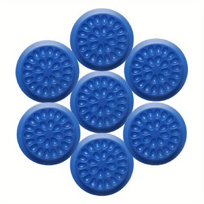 50pcs Pink Flower-Shaped False Eyelash Glue Holders - Multi-Color Lash Application Pads, No Power Needed, Ideal for Eyelash Extensions & Makeup Tools