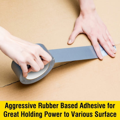 2roll Heavy-Duty Waterproof PVC Duct Tape - 10 Mil, Professional-Grade, Ideal for Multi-Purpose Repairs in Auto Shops, Restaurants &amp; Hotels (40mm X 10m)