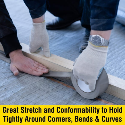 2roll Heavy-Duty Waterproof PVC Duct Tape - 10 Mil, Professional-Grade, Ideal for Multi-Purpose Repairs in Auto Shops, Restaurants &amp; Hotels (40mm X 10m)