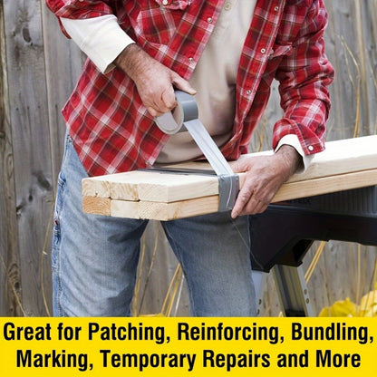 2roll Heavy-Duty Waterproof PVC Duct Tape - 10 Mil, Professional-Grade, Ideal for Multi-Purpose Repairs in Auto Shops, Restaurants &amp; Hotels (40mm X 10m)