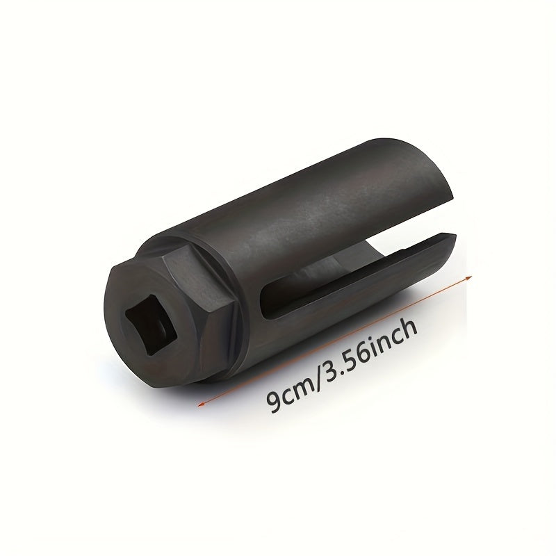 Universal Oxygen Sensor Socket Wrench - Pro-Grade Stainless Steel Removal Tool for O2 Sensors, Non-Damaging and Precise Fit