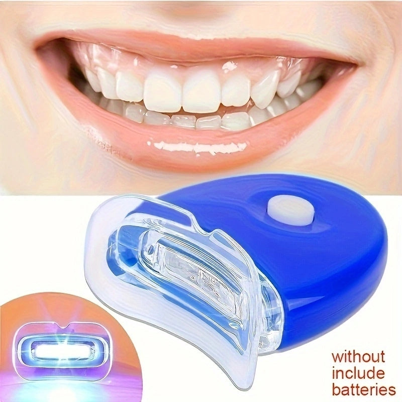 Led Teeth Whitening Lamp - Battery-Powered, Gel Compatible (Batteries Not Included)
