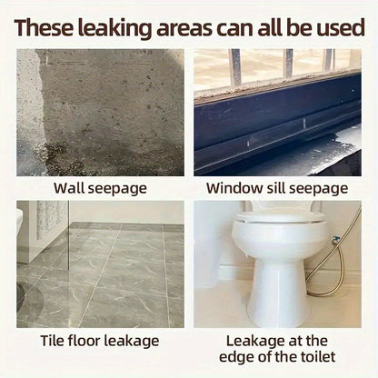 Adesivo SuperForte Impermeável - Reparação Rápida de Fugas em Azulejos, Seguro para Sanitas, Protetor de Tijolos Inodoro, Preenchimento Definitivo de Rachaduras - Solução Durável e Resistente à Água para Paredes Exteriores, 300g/10,6oz, Natal e Halloween