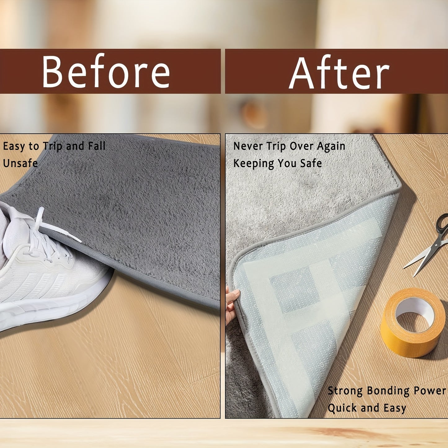 Heavy-Duty Double-Sided Tape with Super Strong Adhesion, Contains Fiberglass Mesh for Walls and Glass. Transparent Mounting Installation, Wall Mounting, Heavyduty Fastening, Invisible Mounting, Seamless Installation, Durable