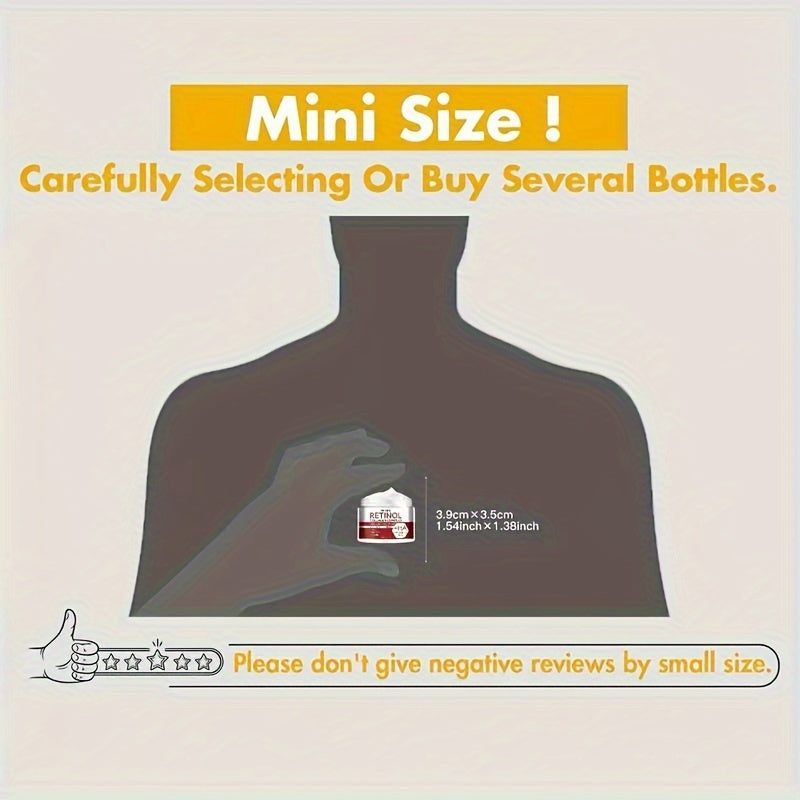 Retinol Collagen Complex Face Cream with Hyaluronic Acid, Vitamin C+E - Hydrating Gel Moisturizer for All Skin Types, Unisex-Adult - Alcohol-Free, Soothing Dry Skin, Enhances Elasticity, Firming and Moisturizing - 1 Bottle (3