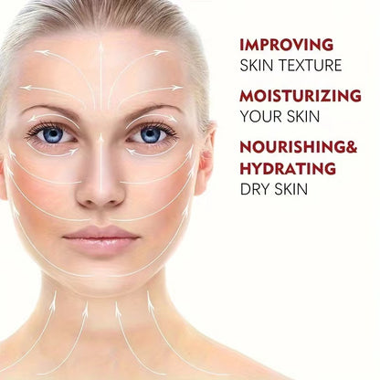 Retinol Collagen Complex Face Cream with Hyaluronic Acid, Vitamin C+E - Hydrating Gel Moisturizer for All Skin Types, Unisex-Adult - Alcohol-Free, Soothing Dry Skin, Enhances Elasticity, Firming and Moisturizing - 1 Bottle (3