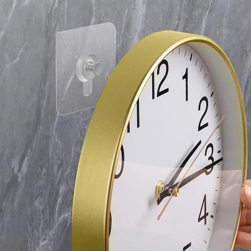 20pcs Practical Modern Wall Mounted Hooks - Easy to install, strong bond, no drilling, waterproof plastic hooks for photos, picture frames, posters, clocks in the kitchen and bathroom, utility hooks