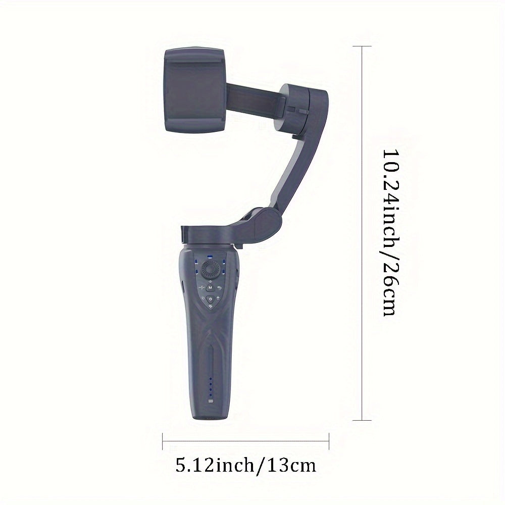 2024 New Magnetic AI Module Three-axis Anti-shake Video Stabilizer AI Tracking Module, Front Rear Tracking APP, Various Stimulating Gameplay Eighth-generation AI Face Tracking, Gesture Control Face Recognition Beauty Fill Light 3 Co