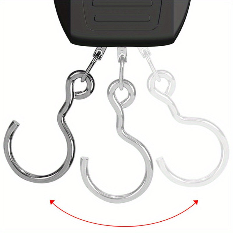 CYCG Heavy-Duty Digital Hanging Scale 132lb/60kg with Large Handle &amp; Backlit LCD Display, /Plastic Construction, 0.01lb/0.01kg Precision, Large Capacity Weight Scale for Luggage, Fishing, Postal, Laboratory, Gym, Construction