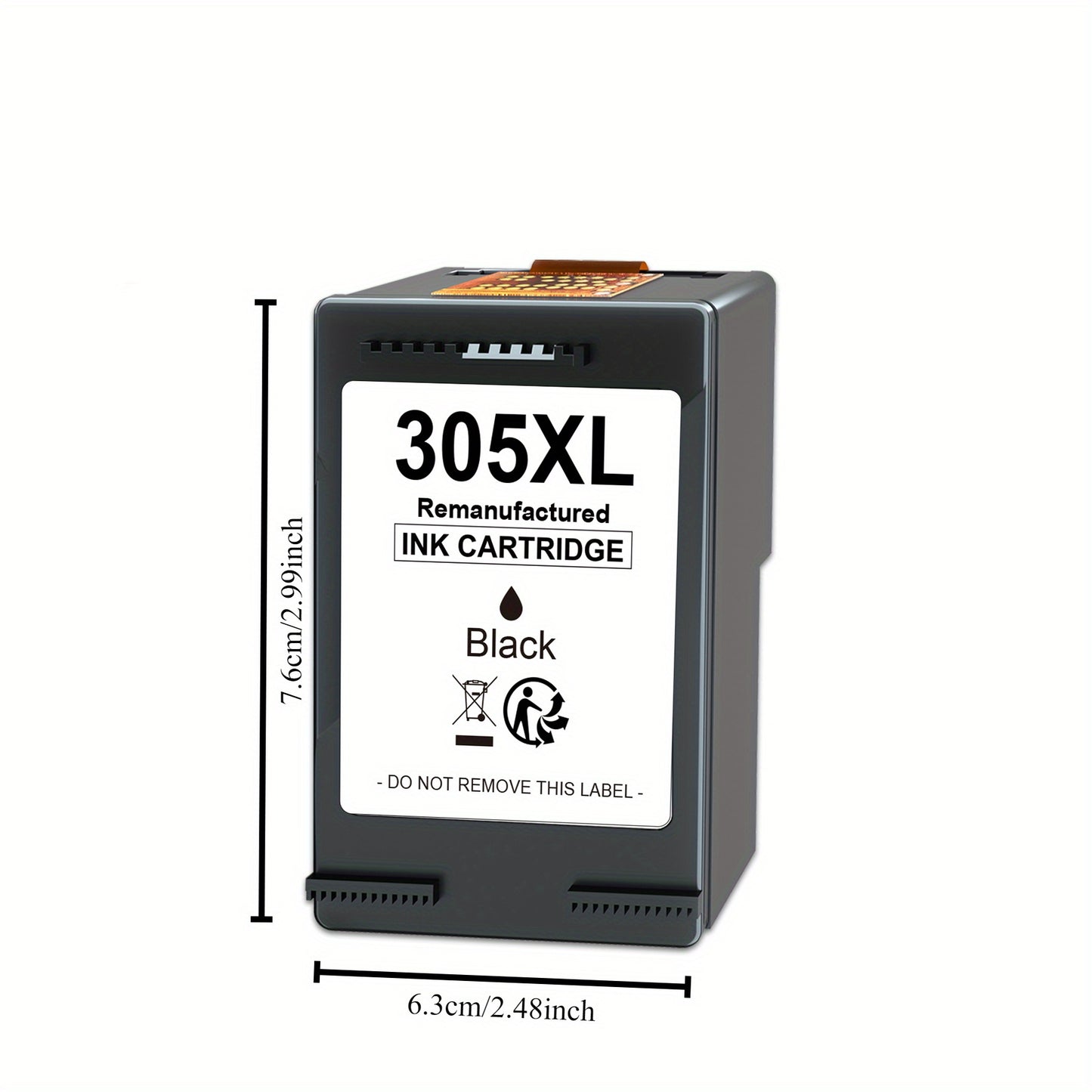 High-Yield 305XL Remanufactured Ink Cartridge for HP 305 305XL Compatible with HP DeskJet 2700 2710 2720 2722 DeskJet Plus 4100 4120 4130 Envy 6000 6010 6020 6032 Envy Pro 6400 6420- Black & Tri-Color