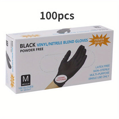 100pcs Heavy-Duty Disposable Gloves - Thickened, Wear-Resistant, Food Grade, Latex-Free, Non-Porous Surface - for Kitchen, Cleaning, Laboratory, - (100 Count), Cleaning Supplies, Kitchen Safety, Wearresistant Material, Dispos