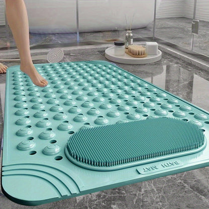 Available in 5 colors, bathroom anti-slip massage mat, hotel shower floor mat, toilet mat, shower bath rug, home massage pad