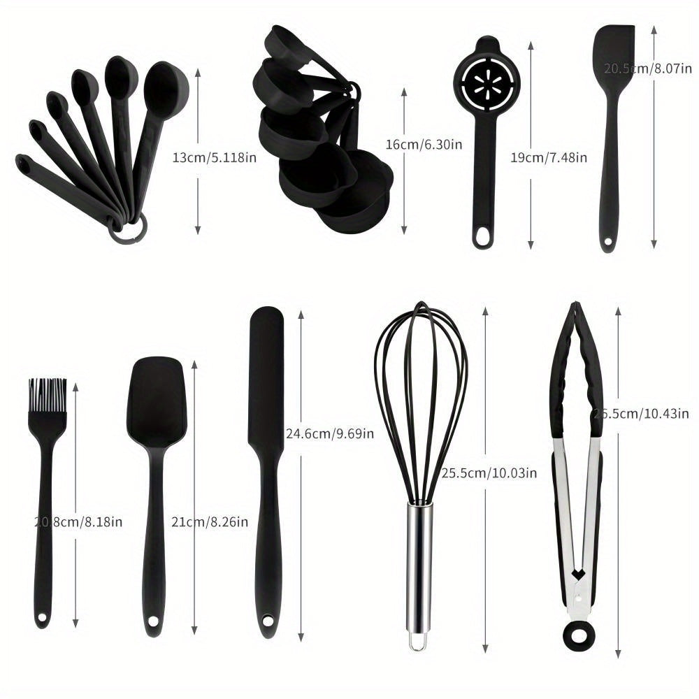 17pcs Stainless Steel Mixing Bowl Set with Sealing Lids & Grater - Non-Slip, Rust-Resistant Kitchen Gadgets for Salads & More - Includes 7QT to 1QT Sizes